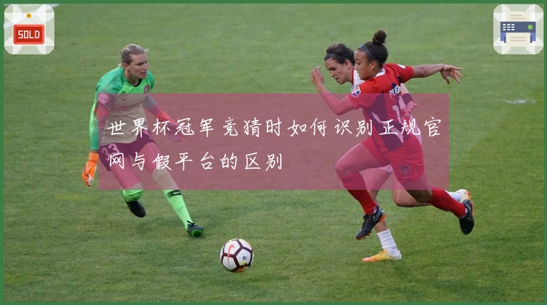 世界杯冠军竞猜时如何识别正规官网与假平台的区别